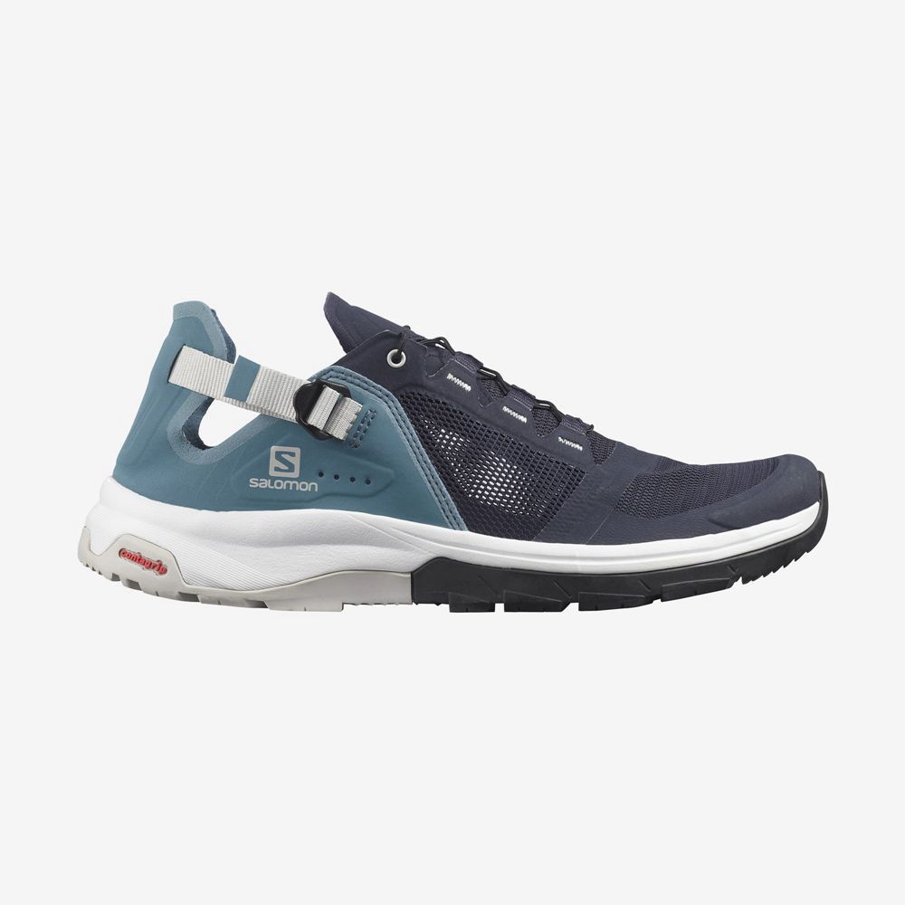 SALOMON TECH AMPHIB 4 Philippines - Men's Water Shoe - Navy | 605823-FZN